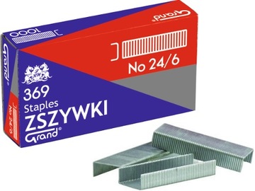 Zszywki biurowe 24/6 1000 szt