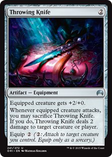 MTG 4x Throwing Knife (Uncommon)