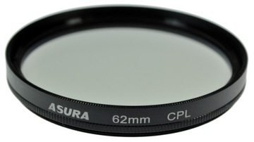 FILTR POLARYZACYJNY KOŁOWY CPL 62 mm MARKI ASURA