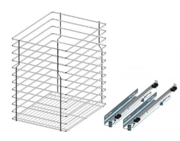 CARGO MULTI JEDNOPOZIOMOWE 500 SREBNA Hettich REJS