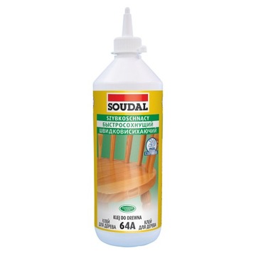 KLEJ SZYBKOSCHNĄCY DO DREWNA 250 ML SOUDAL 64A