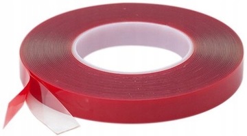 12mm TAŚMA SAMOPRZYLEPNA MONTAŻOWA AKRYL GRUBA 1mm