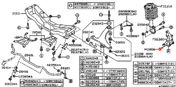 Болт шкворня Subaru 901000060 ОРИГИНАЛ