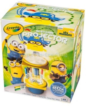 Crayola MINIONKI Projektor Rzutnik Lampka 2w1