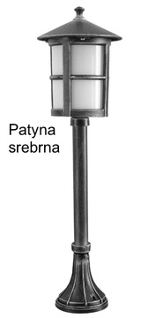 Solidna, lampa ogrodowa, parkowa 101 cm. Odlew z aluminium seria Cordoba