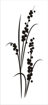 Naklejka na ścianę motyle kwiaty dekor Ornament 63