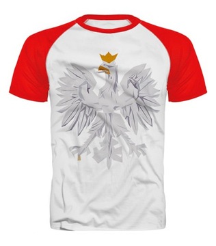 ФУТБОЛКА ФАНАТЕЛЯ ПОЛЬШИ, ЭМБЛЕМА ОРЛА, XL