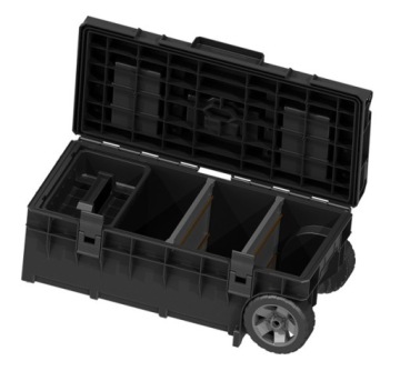 Ящик для инструментов Qbrick system 50 л с колесами 79,3x38,5 см