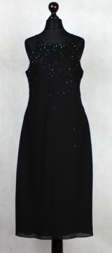 SUKIENKA WIECZOROWA MIDI NA WESELE MARKA Z USA L