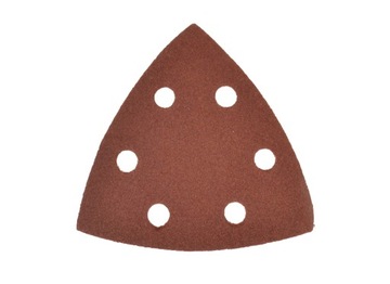 Шлифовальная бумага на липучке DELTA IRON 93 x 93мм ДЛЯ ШЛИФОВАЛЬНОЙ БУМАГИ зернистостью 150 5шт.