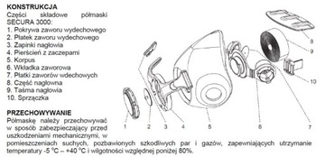 Противовирусная маска от пыли P3