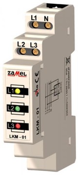 WSKAŹNIK ZASILANIA LKM-01-40 3F LED ZAMEL. EXTA