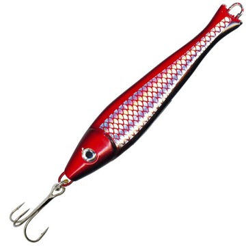 PILKER ZEBCO RUBY HEAD - BLACK RED 125 G