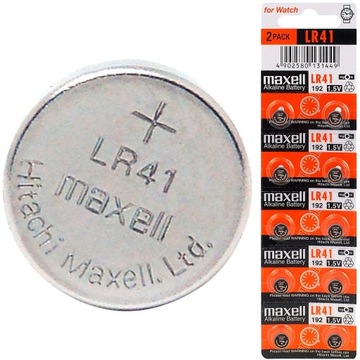 Щелочная батарейка MAXELL LR41 AG3 G3 10 шт.