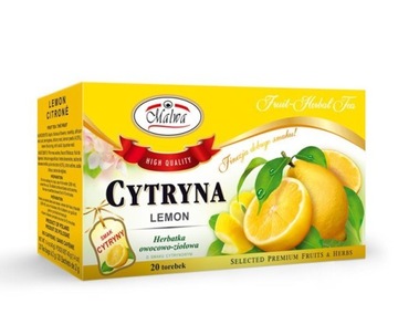 MALWA TEA HERBATA OWOCOWA CYTRYNA CYTRYNOWA