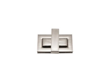 Zamek do Torebki Przekrętka 42,5x22mm k: srebrny