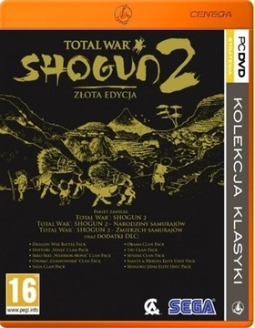 SHOGUN 2 ZŁOTA EDYCJA TOTAL WAR + 10 DLC PC PL BOX