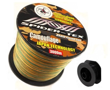 NEW_2017 Plecionka CAMOU SPIDER TEX 0,25mm.31,50kg