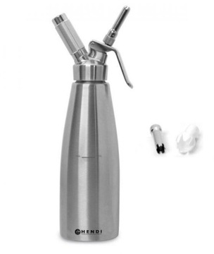 HENDI SYFON DO BITEJ ŚMIETANY 0,5 L METAL. PROFI