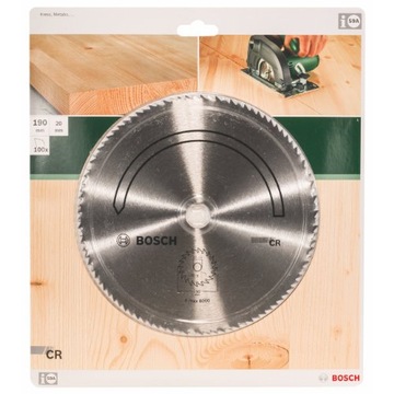 BOSCH Tarcza pilarska CR 190x20mm 100zębów