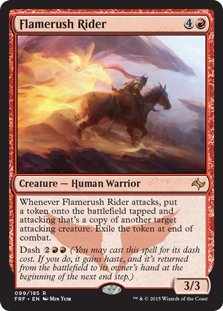 MTG Flamerush Rider FOIL (Rare)