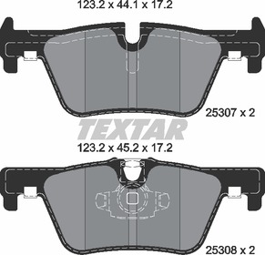 ДАТЧИК КОЛОДОК TEXTAR ЗАДНИЙ BMW 3 F30 F31 F34 4 F32