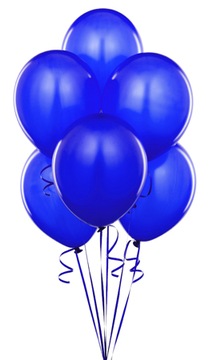 Balony Pastelowe GRANATOWE Niebieskie Sylwester Urodziny Wesele 25szt.