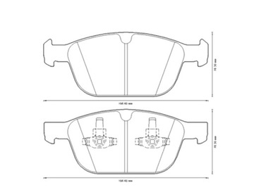 ТОРМОЗНЫЕ КОЛОДКИ ATE VOLVO XC60 2008-2017 гг.