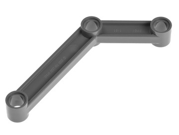 LEGO Cięgno łamane 1x9 64451 6170705 szare ciemne