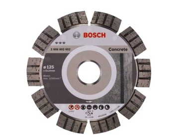 BOSCH TARCZA DIAMENTOWA 125mm twardy beton