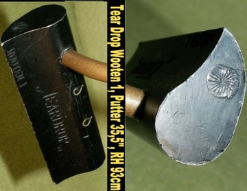 клюшка для гольфа PUTTER TEARDROP WOOTEN 1 (RH)