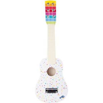 GITARA dla dzieci KLASYCZNA BIAŁA 53 cm DREWNO