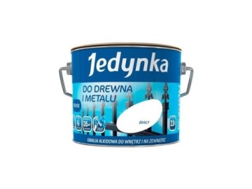 ОДНА КРАСКА ДЛЯ ДЕРЕВА И МЕТАЛЛА, БЕЛАЯ ГЛЯНЦЕВАЯ 10Л