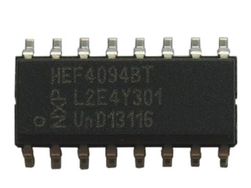 HEF4094B 8 bitowy rejestr SIPO SMD SO16 /2236