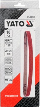 БЕСКОНЕЧНАЯ АБРАЗИВНАЯ ЛЕНТА P120 20X520MM