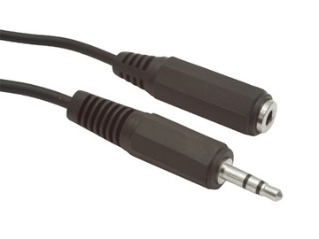 PRZEDŁUŻACZ MINI JACK M/F 1,5m dł KABEL STEREO