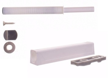 BLUM tip-on długi 75mm + adapter biały