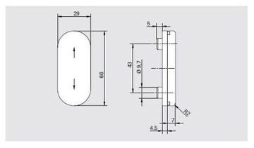 ROTO Оконная ручка для розетки CONDUCTORS розетка