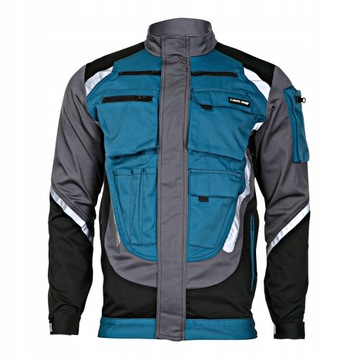 Bluza czarno-szaro-turkusowa Lahti Pro L40403 2XL