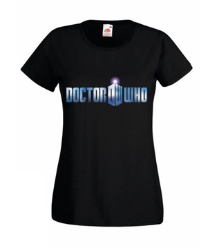 Damska KOSZULKA DR WHO TARDIS WZORY PREZENT