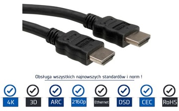 НОВЫЙ И СОВЕРШЕННО НОВЫЙ КАБЕЛЬ HDMI 1,5 М 3D 4K CE RoHS