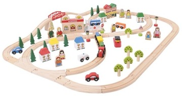 BIGJIGS WOODEN RAILWAY TOWN 101 EL BJT015