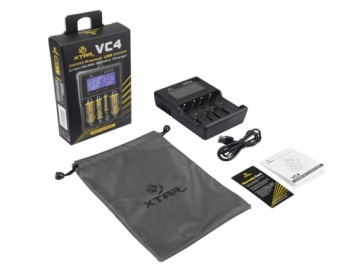 ЗАРЯДНОЕ УСТРОЙСТВО XTAR VC4 18650 26650 ЖК-дисплей