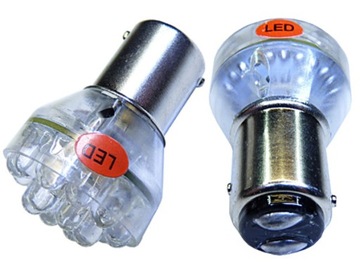 żarówka 24 LED Bay15d P21W 5W stop + pozycja 12V