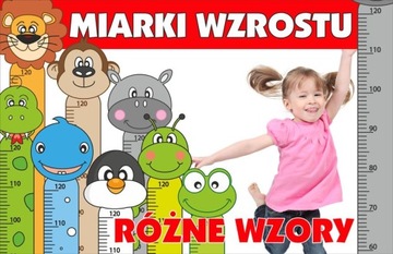 KOLOROWE MIARKI WZROSTU, różne wzory :)