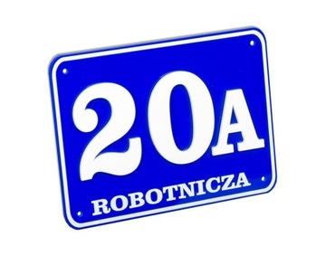 TABLICA NUMER NUMERY DOM 3D - TABLICZKA ADRESOWA