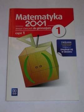 Matematyka 2001 1 zeszyt ćwiczeń część 1 Krystyna Knap