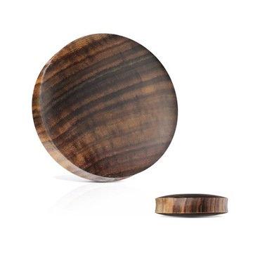DREWNIANY PLUG - TUNEL TUNELE PLUGI - PLUG 37,5 mm