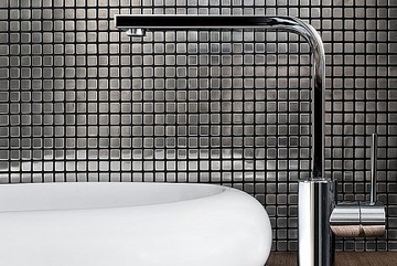 Мозаика DUNIN MOSAICS METALLIC ALLUMI GREY MIX 23