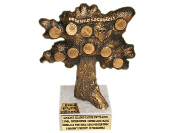 statuetka DRZEWKO SZCZĘŚCIA prezent dzień dziadka